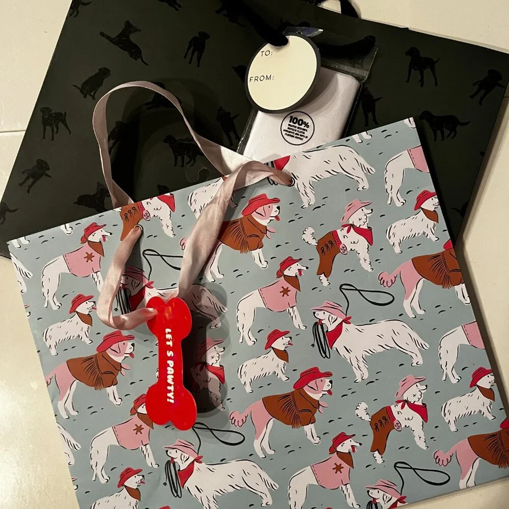 Gifts Bags‎ (Set of 2 - Dog Themed) (new)